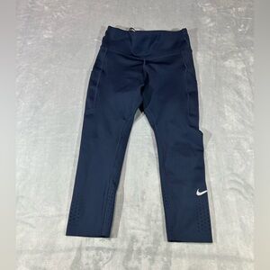 Nike Women’s Running Capri Pants-size Small Navy